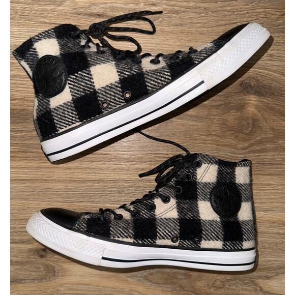 CONVERSE WOOLRICH X CHUCK TAYLOR All Star High Top sneakers - size 8.5M/ 10.5W - Picture 6 of 10